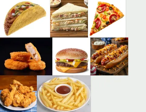 快餐 素材模板 封面